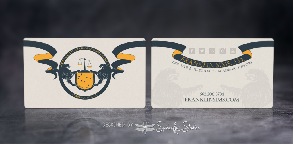 National 1L Council Business Cards - Spiderfly Studios
