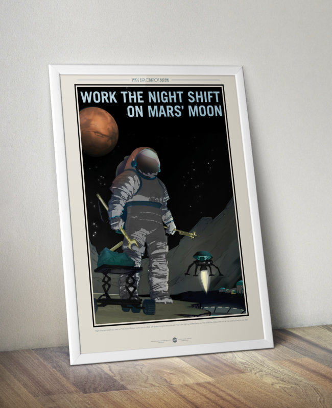 Retro Space Travel Posters - Night Shift