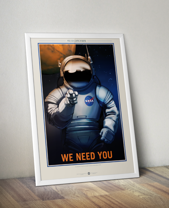 Retro Space Travel Posters - We Need You