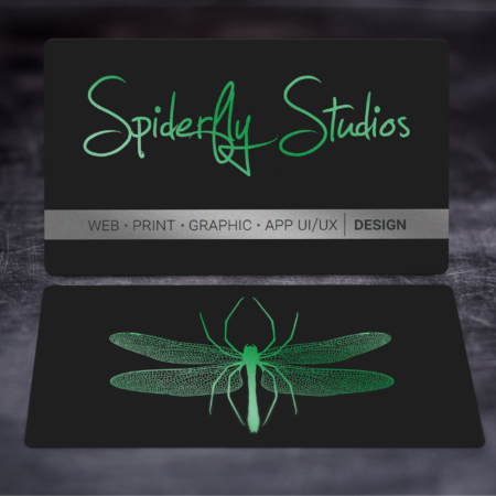Akuafoil Business Cards - Spiderfly Studios