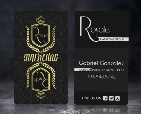Royale Marketing Group Business Cards - Spiderfly Studios