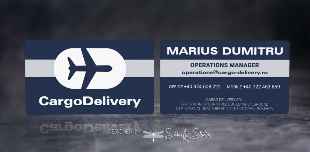 Cargo Delivery Business Cards - Spiderfly Studios