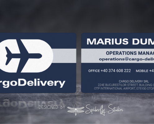 Cargo Delivery Business Cards - Spiderfly Studios