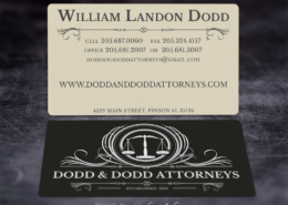 Dodd & Dodd Attorneys Business Cards - Spiderfly Studios