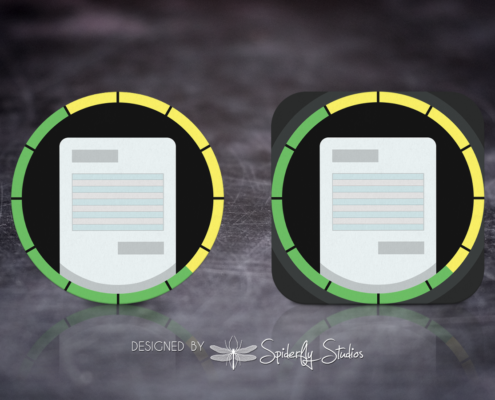 Time Track Launcher Icon - Spiderfly Studios