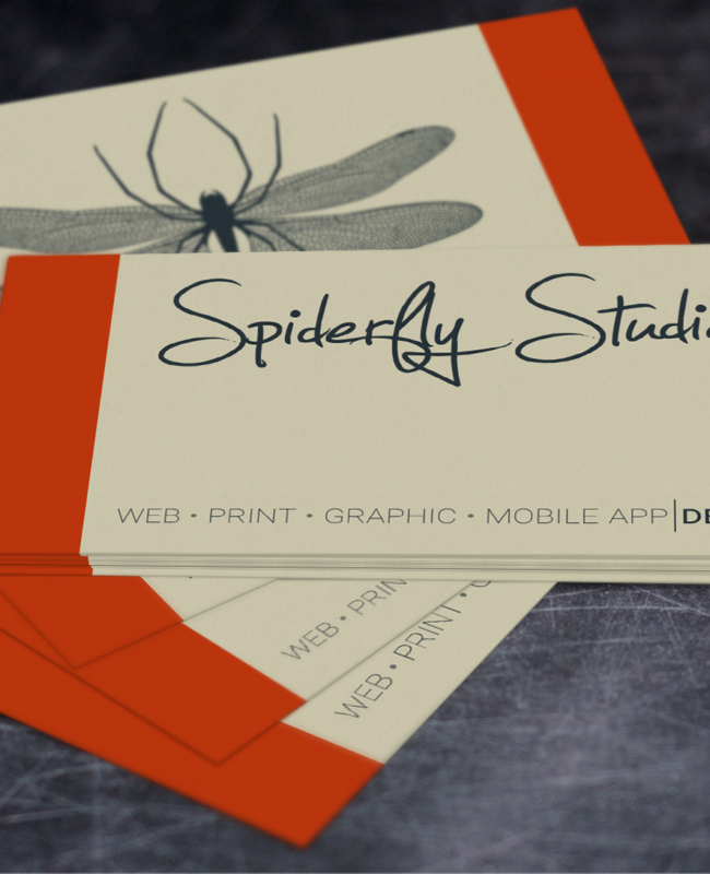 Economy Business Cards - Spiderfly Studios