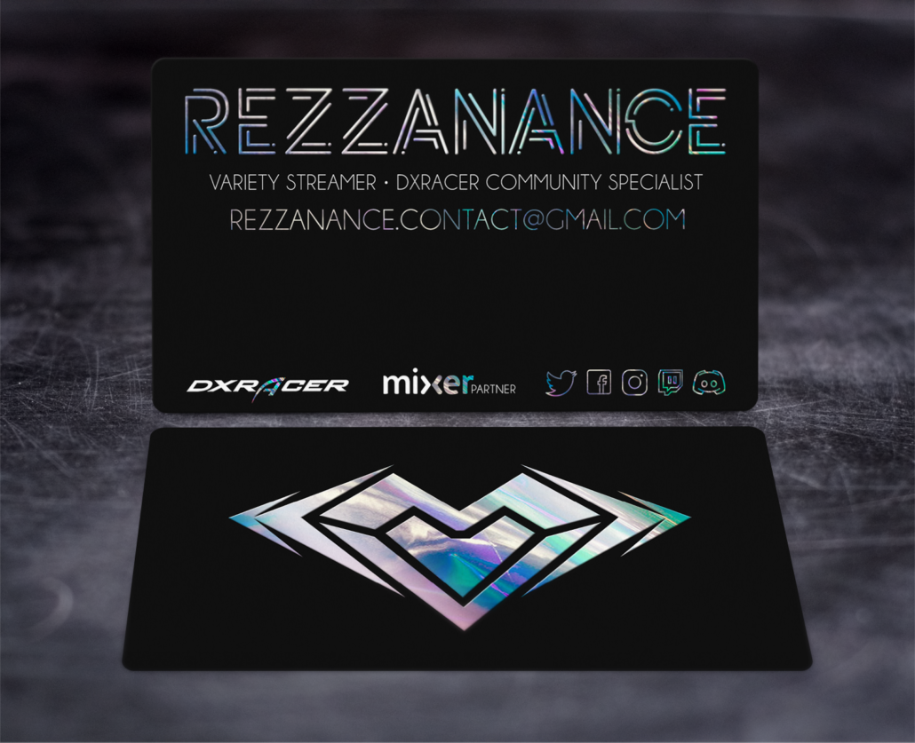 Rezzanance Business Card - Spiderfly Studios