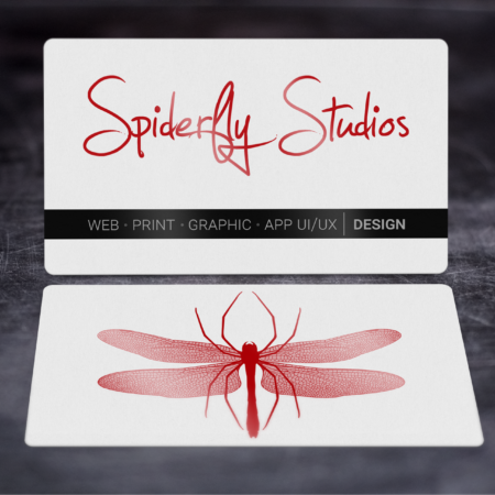 Foil Stamped Business Cards - Red