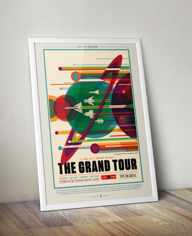 Retro Space Travel Posters - Grand Tour