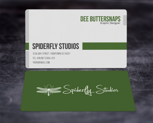 Clean Corporate Business Cards - Green