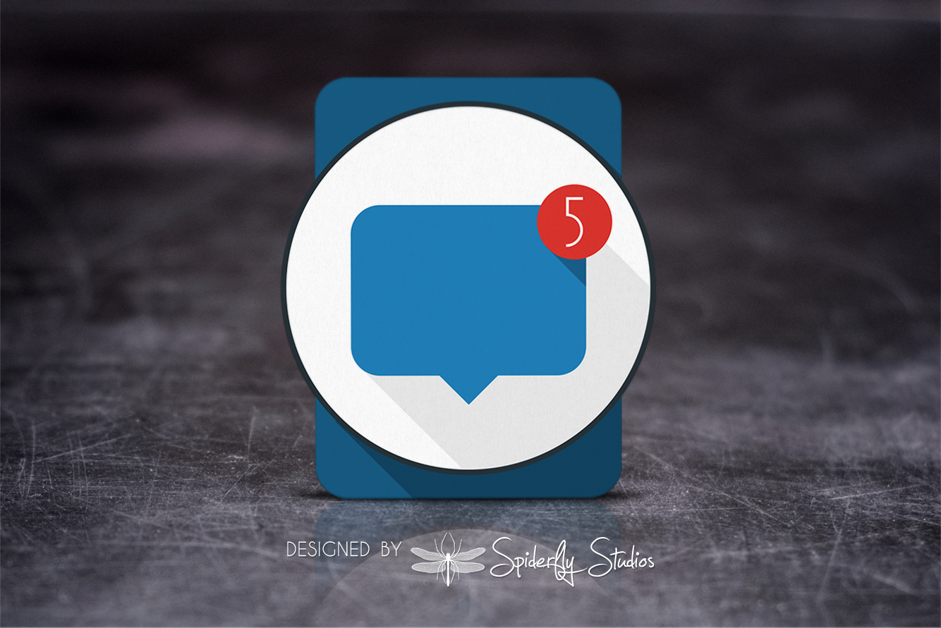 Wearable Notifications Launcher Icon - Spiderfly Studios