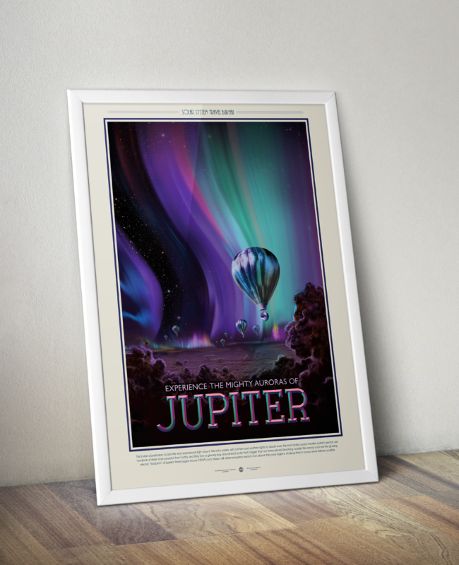 Retro Space Travel Posters - Jupiter