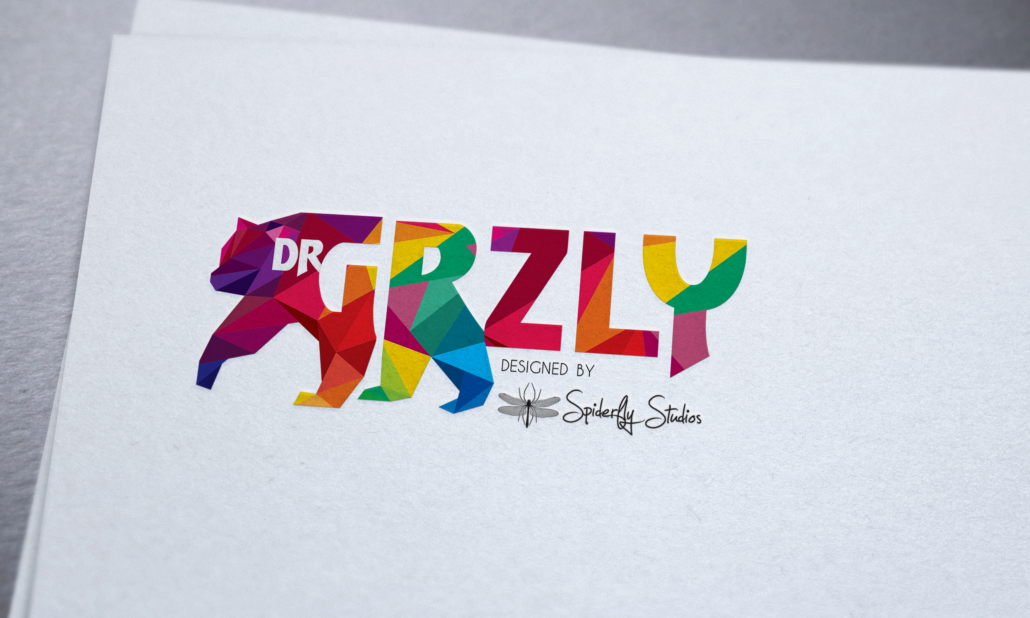 Dr Grzly Logo Design - Spiderfly Studios