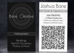 Bane Creative Business Card - Spiderfly Studios