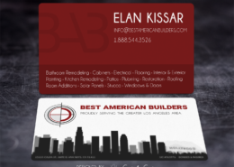 Best American Builders Business Cards - Spiderfly Studios