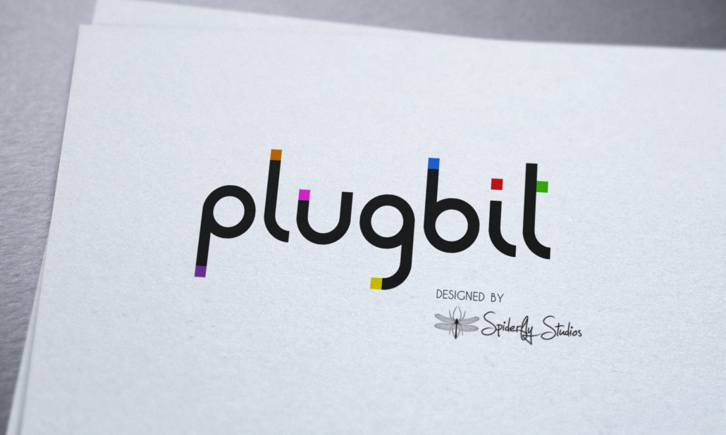 Plugbit Logo - Spiderfly Studios