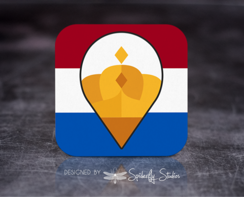 PostNL Shipping Labels - Launcher Icon - Spiderfly Studios